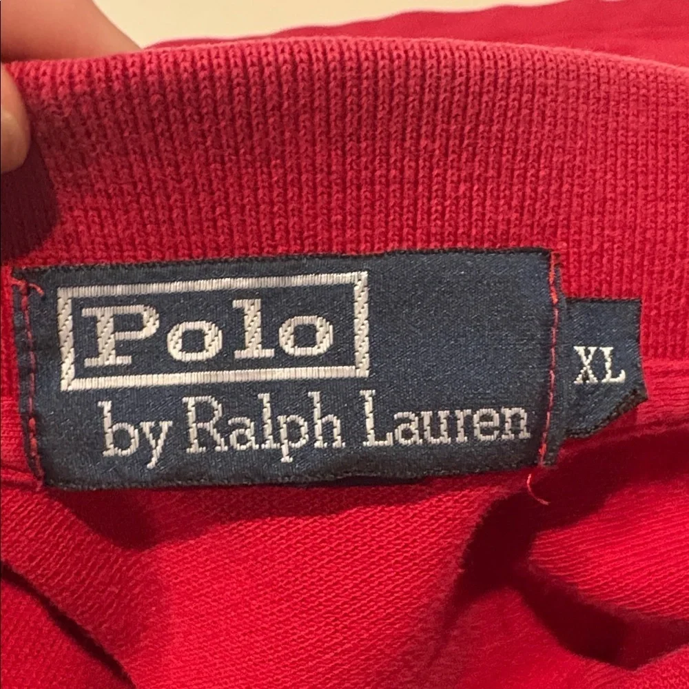 Polo Ralph Lauren - Men's Short Sleeve Polo Shirt. Size XL. Red.